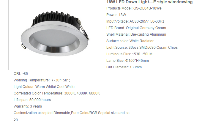 LED DownLighters