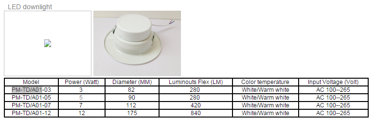 LED DownLighters