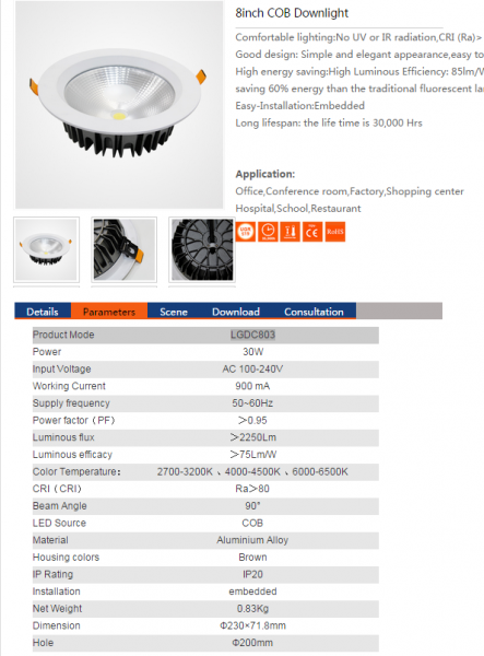 LED DownLighters