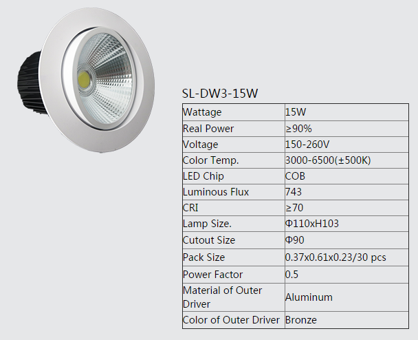 LED DownLighters