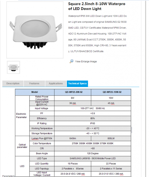 LED DownLighters