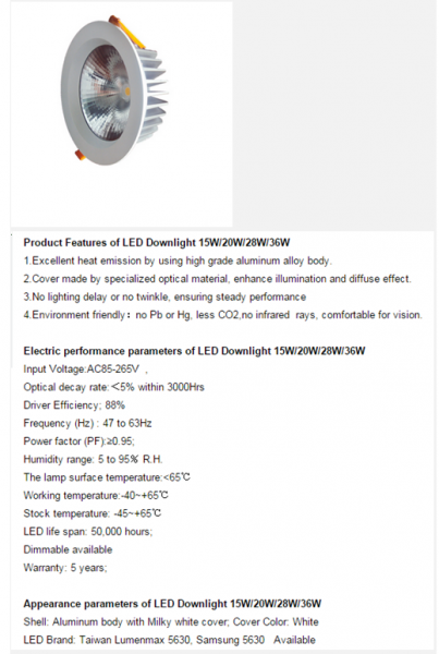 LED DownLighters