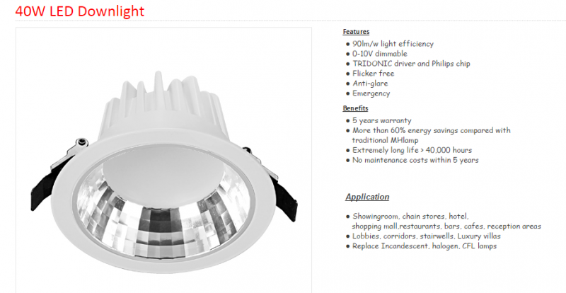 LED DownLighters