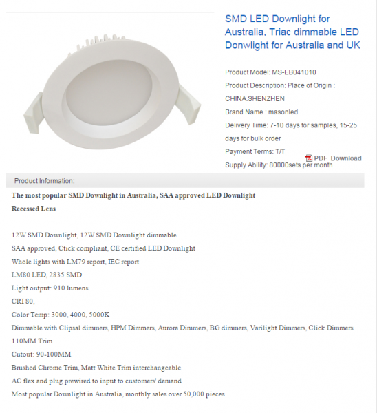 LED DownLighters