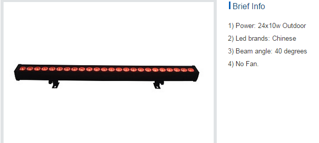 Led Stage Bar