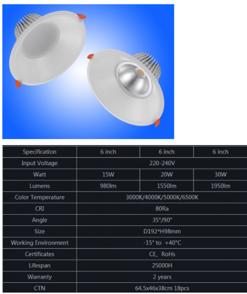 LED DownLighters