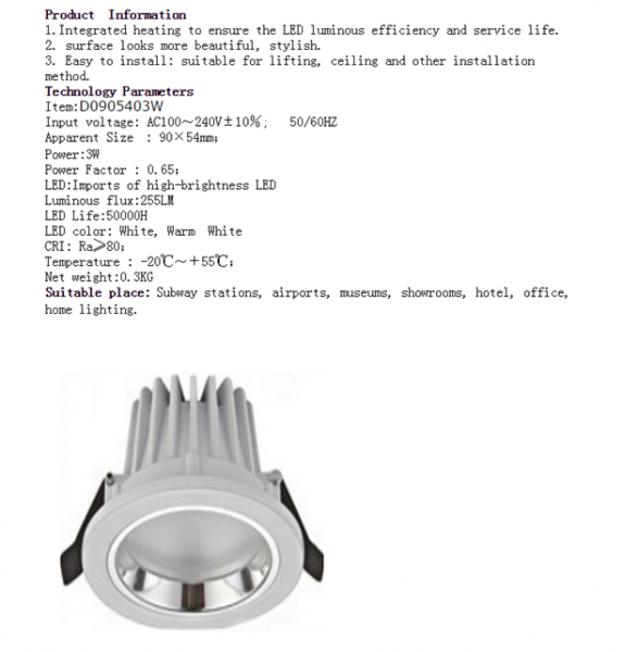 LED DownLighters