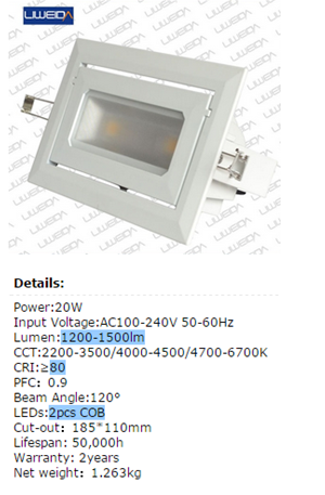 LED DownLighters