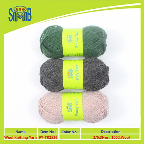 Ply wool yarn