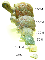 Gemstone Carving Turtle