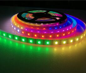 APA102 chip 60leds/m DC5V individually control addressable rgb led strip APA102