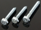 Hex head wood screw