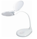 Gooseneck Dimmable LED Magnifying Lamp 3 Diopter Touch Control