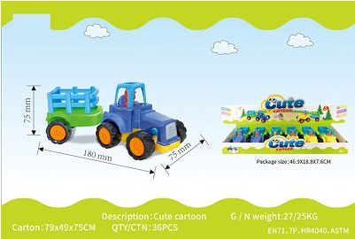 Friction Cartoon Truck