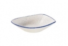 Stonecast Indigo Triangle Bowl 15.3cm / 6