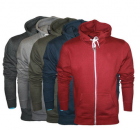 Blank zipper hoodie for men