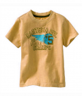 yellow round neck boy t shirt