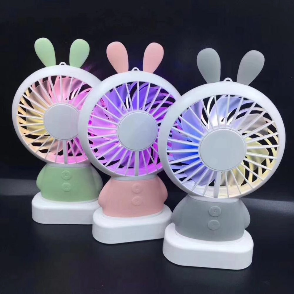 Rechargeable KC Battery Handheld Led Fan For Korea