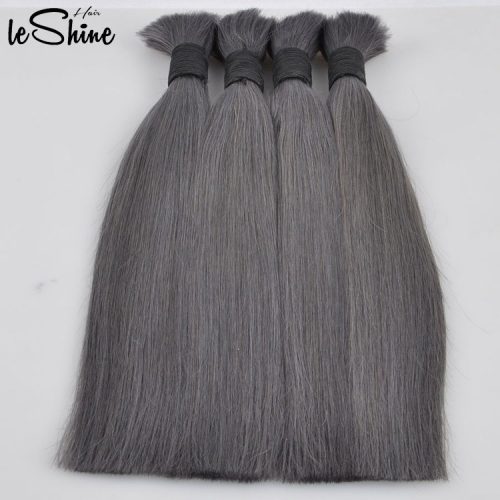 Leshinehair 100% Remy Human brazilian Virgin Bulk Hair/Hair Bulk