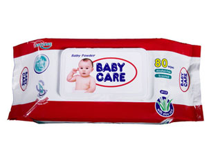 New wholesale antibacterial wet baby wipes