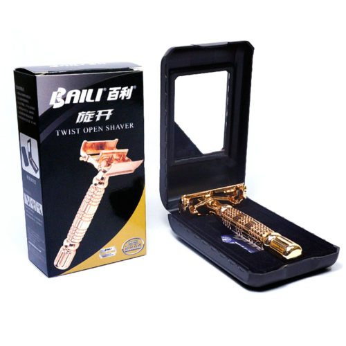 Portable Butterfly Safety Razor Set