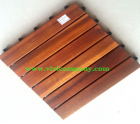 Acacia decking tiles 6 slats