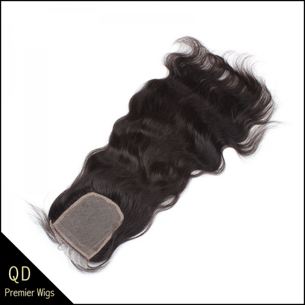 Natural Wave Chinese Virgin Hair Silk Top Closure