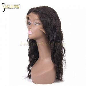 100% Human Hair Full Lace Wig Body Wave Tangle Free