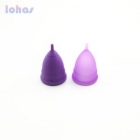 Clear Gel Silicone Flexible Feminine Menstrual Cup For Period
