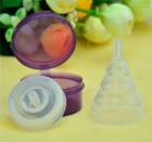 Wholesale FDA Silicone Foldable Menstrual Cup Monthly Period Women Cup