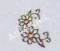 Long Gold 18K 3D Nail Sticker