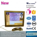 Skin analysis machine with touch screen