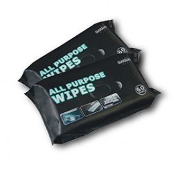 Bagged car wipes