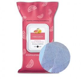 Exfoliating wipes