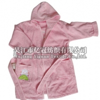 Microfiber children bathrobe/bathrobe