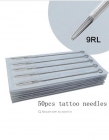 Professional makeup needles tattoo permanent makeup needles for 15pcs 9RL good quality needle for stainless steel