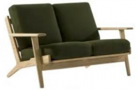 Hans J Wegner Style Plank Loveseat(HY-D012-2)