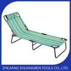 Adjustable Steel Folding Leisure Sun Lounger (R202)