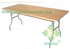 Wood Pectangular Folding Table (WFT-L-01)