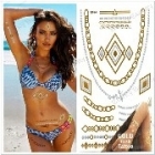 E Metallic Temporary Tattoos