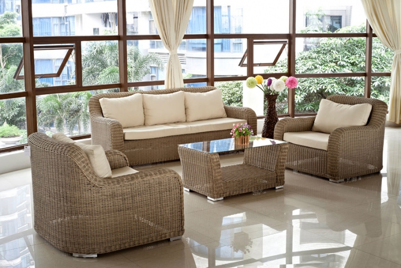 Round Rattan Set (BZ-R019)