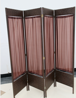 Rattan Folding Screen (TLH-2891)