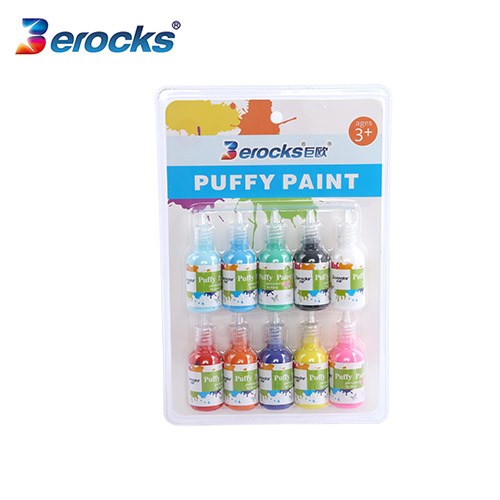 kids washable DIY puffy paint set