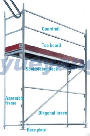 Steel Facade Scaffolding In Layher Size( FAD-S)