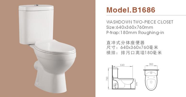 Washdown Two-piece Toilet