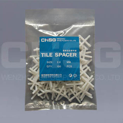 White tile spacer