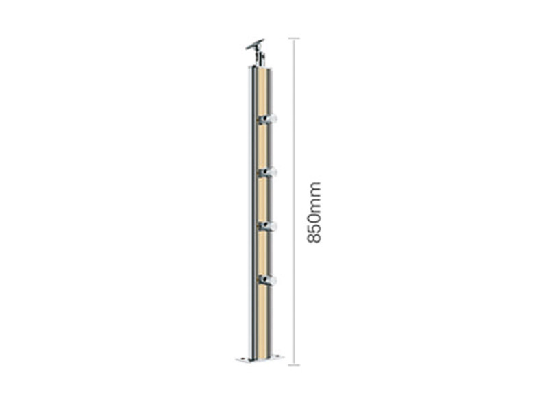 Stainless Steel And Crystal Baluster