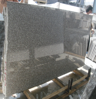 Polished Misty Brown Granite Top