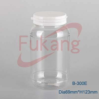 White PET Plastic Pharmaceutical Bottle