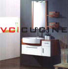Modern famous white PVC bathroom vanity— VC-BMP-11